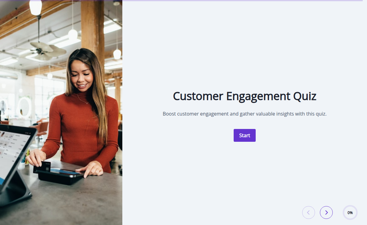 Customer Engagement Quiz for Software