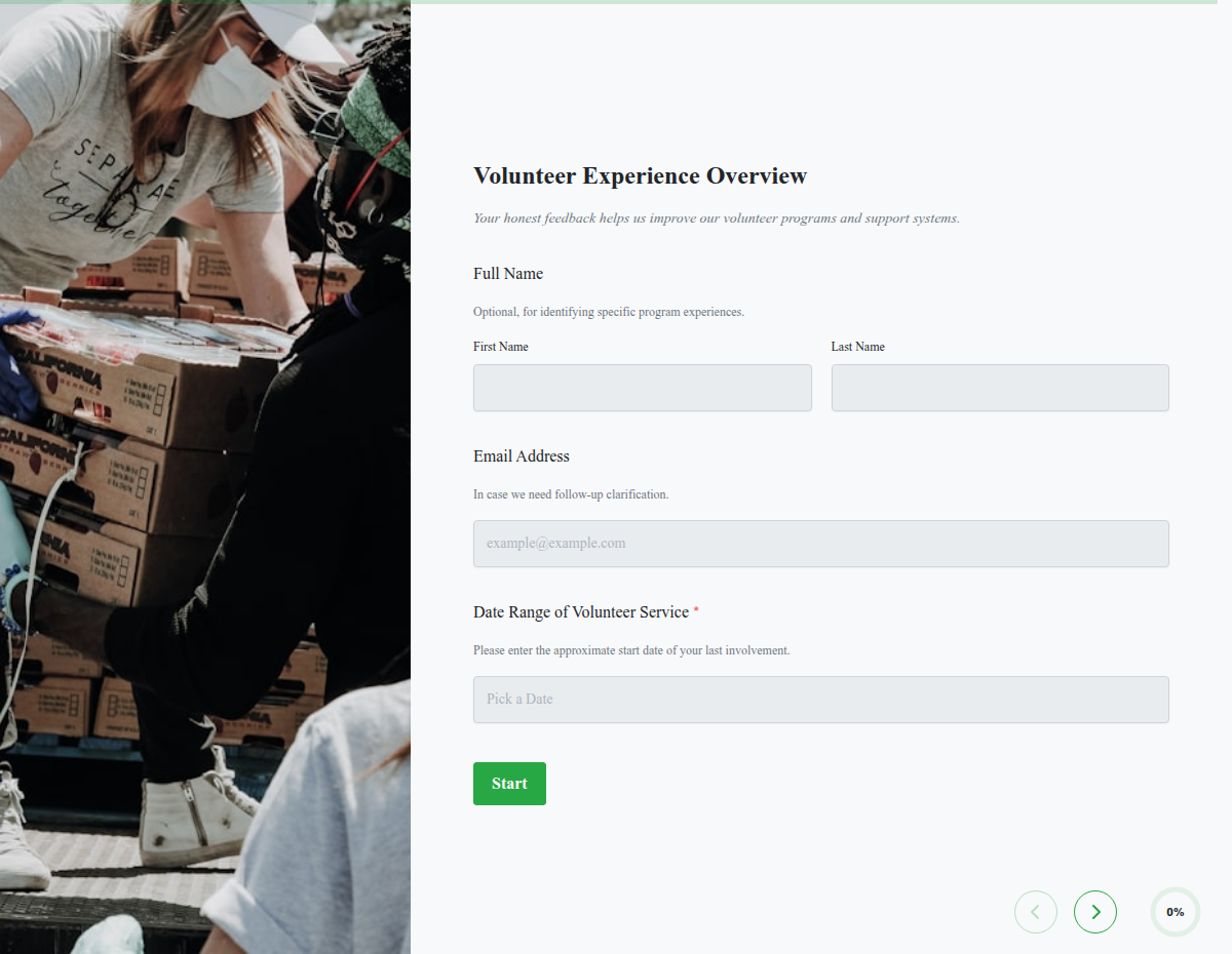 Volunteer Feedback Survey: Improving Engagement