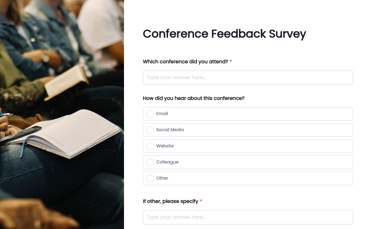 Conference Feedback Survey
